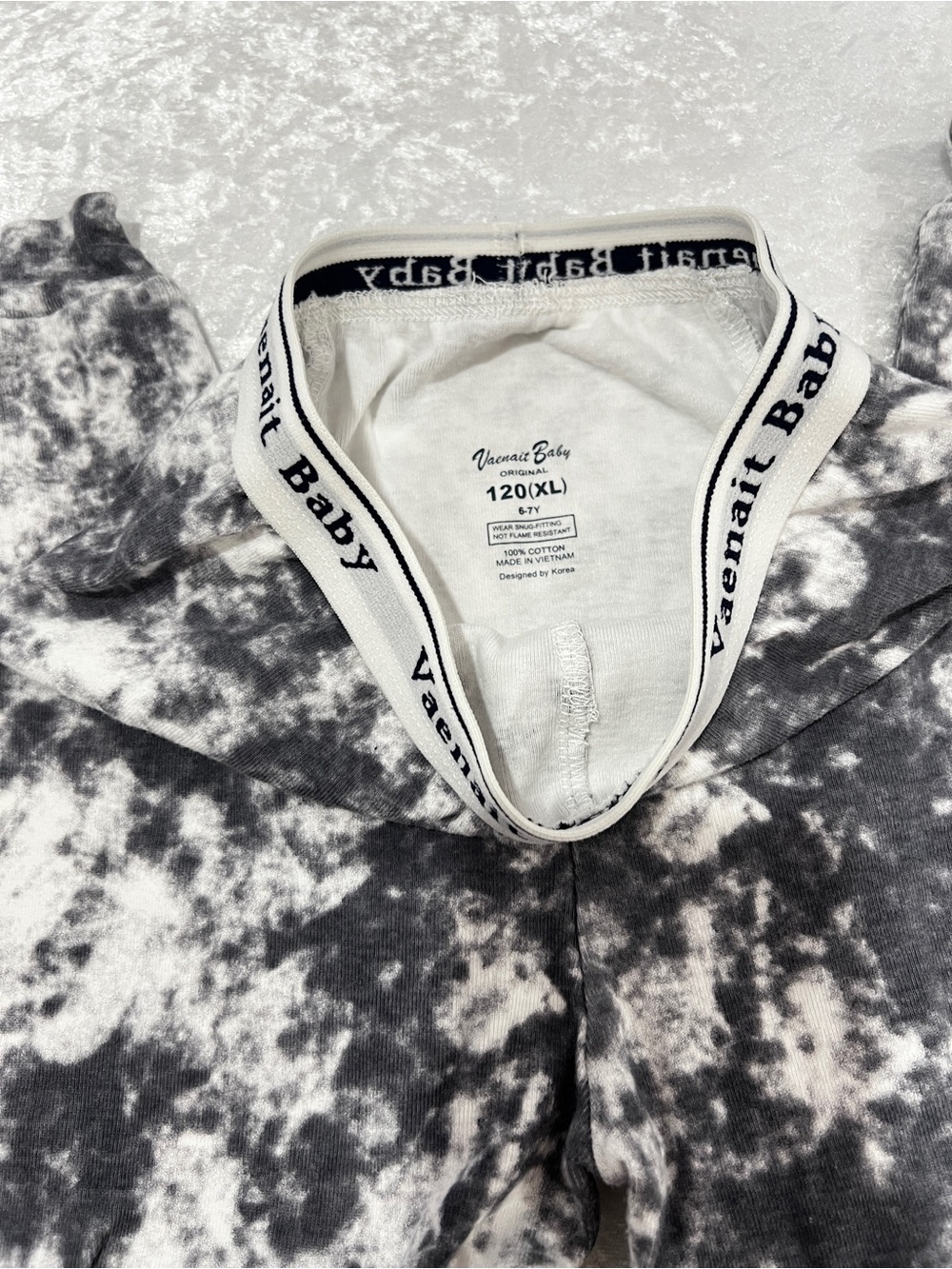 Vaenait Baby Lot of 2 set pajama boy's blue and gray tie-dye size 6/7 Years - Picture 8 of 10